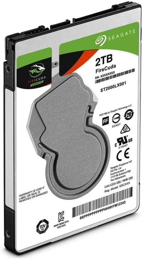 SSHD for 2TB 2.5" SATA 6 Gb/s 128MB+8G 5400RPM for Internal Hard Disk for Notebook HDD for ST2000LX001