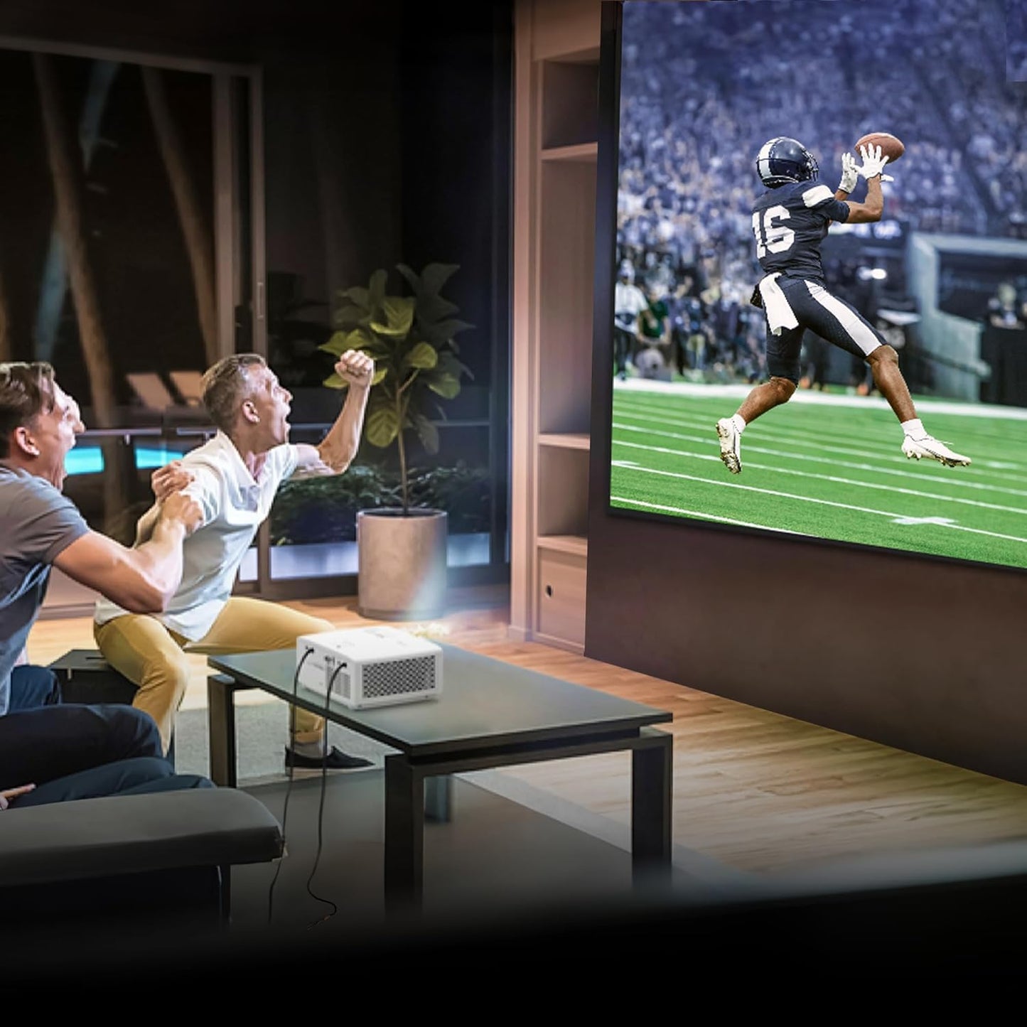 Optoma UHD38x Bright, True 4K UHD Gaming Projector | 4000 Lumens | 4.2ms Response Time at 1080p with Enhanced Gaming Mode | Lowest Input Lag on 4K Projector | 240Hz Refresh Rate | HDR10 & HLG, White