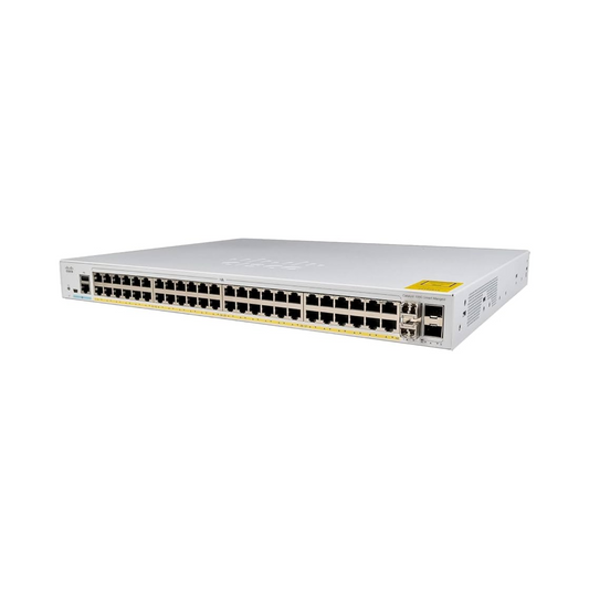 Cisco C1000-48P-4X-L managed switch with enterprise-grade security and VLAN support