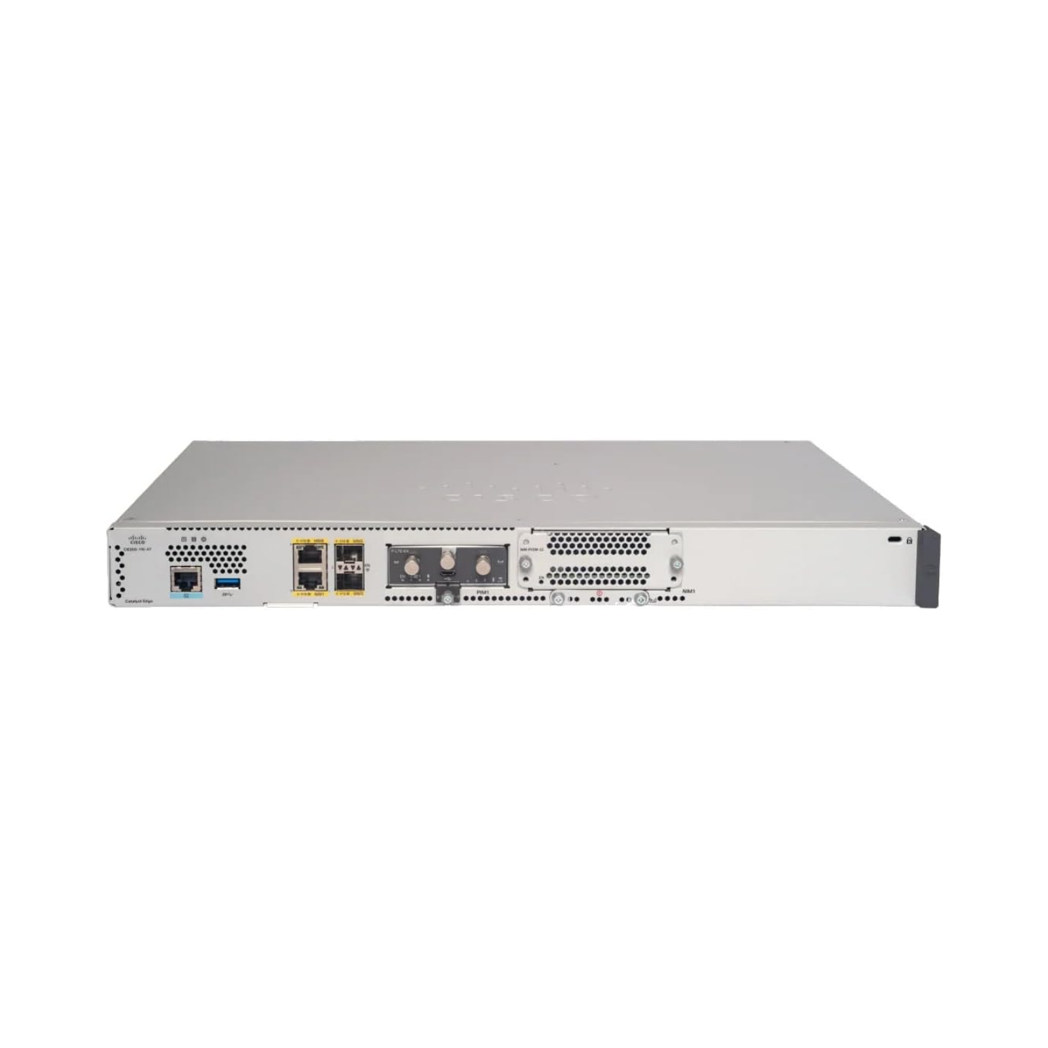 SD-WAN architecture diagram with Cisco C8200L-1N-4T edge platform