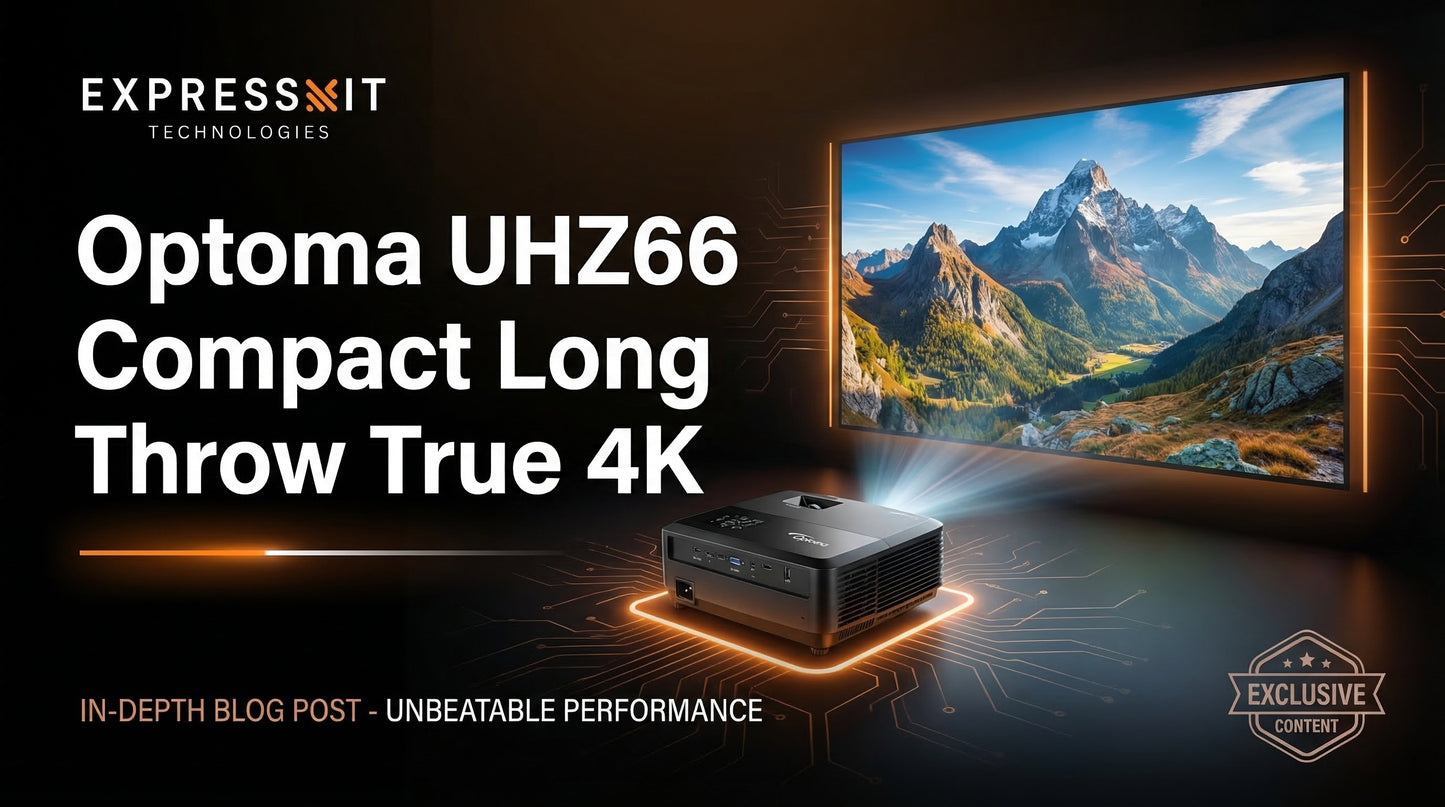 Optoma UHZ66 Compact Long Throw True 4K