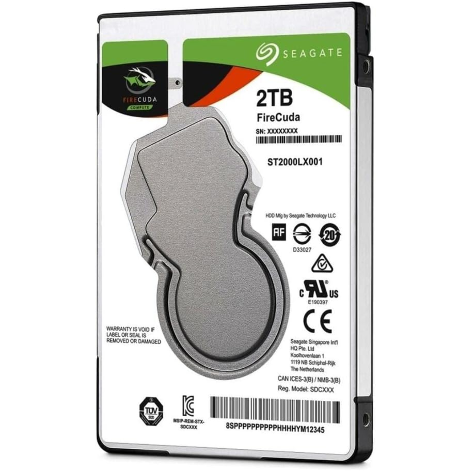 SSHD for 2TB 2.5" SATA 6 Gb/s 128MB+8G 5400RPM for Internal Hard Disk for Notebook HDD for ST2000LX001