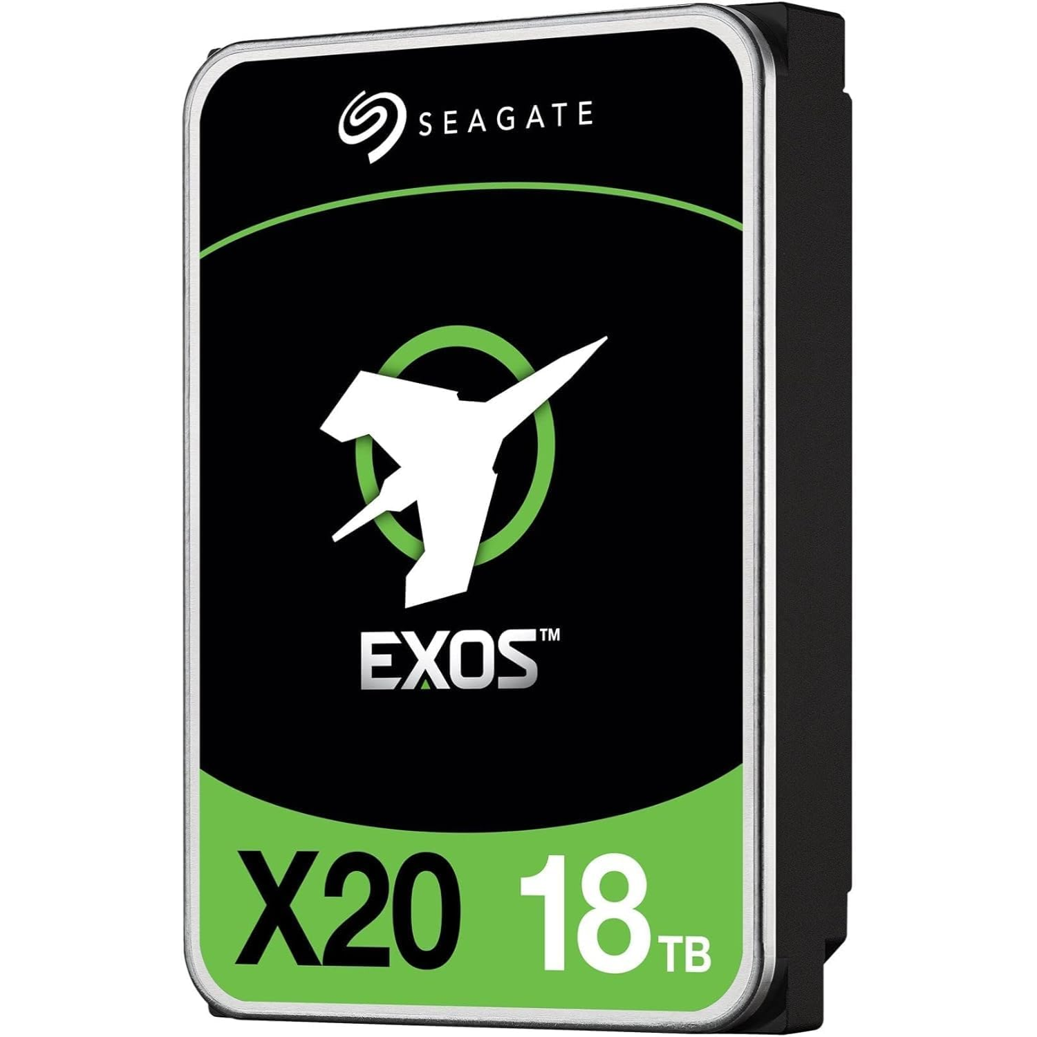 Seagate Exos X20 ST18000NM003D 18 TB Hard Drive - Internal - SATA (SATA/600) - Conventional Magnetic Recording (CMR) Method