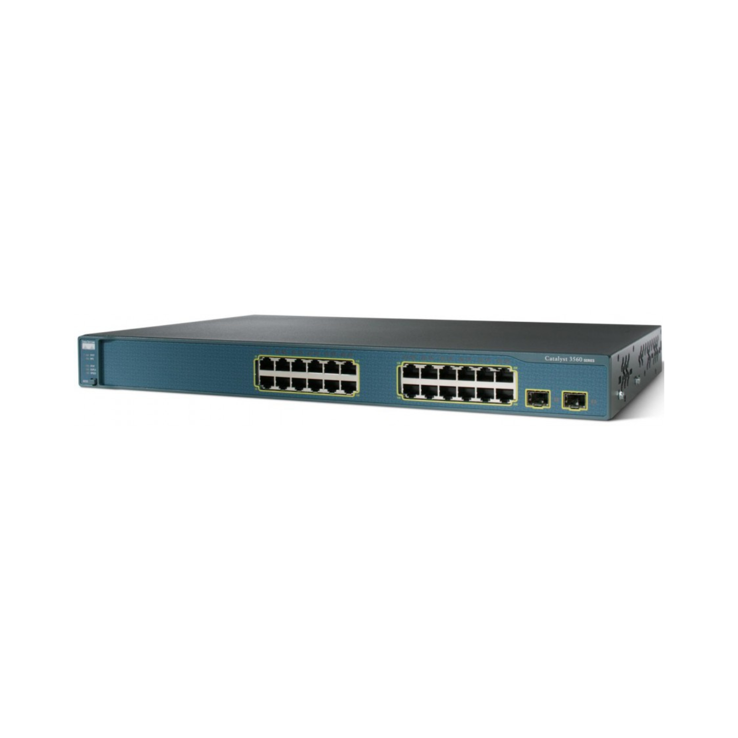 Cisco WS-C3560V2-24TS-S switch with 24 Fast Ethernet ports for enterprise networking