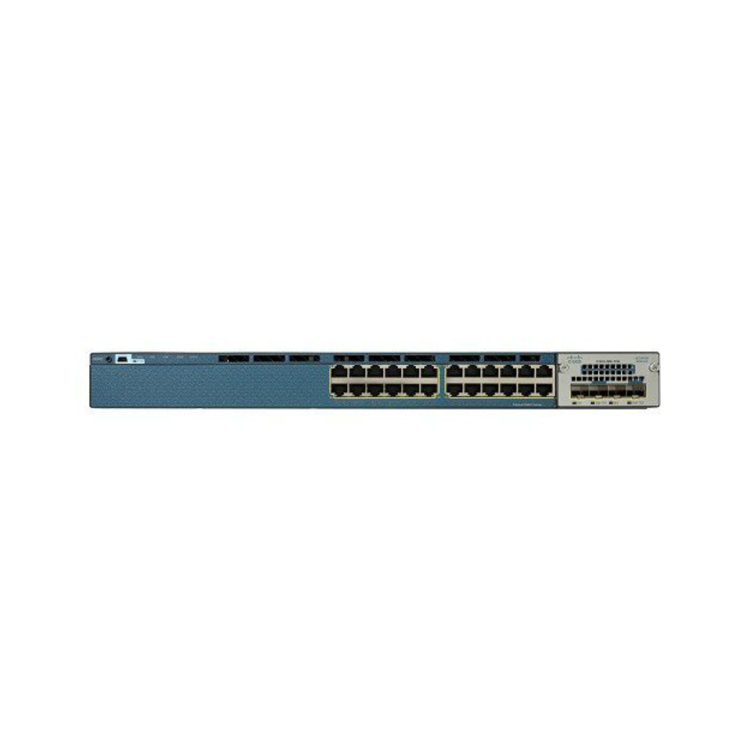 Cisco WS-C3560X-24T-L switch with 24 Gigabit Ethernet ports for enterprise networking