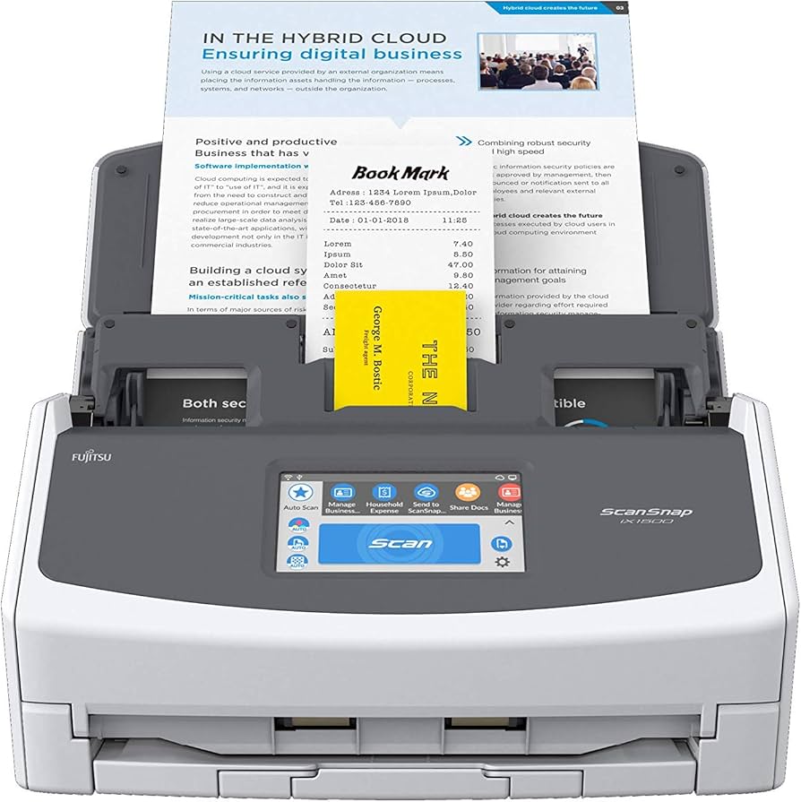 Explore the Power of the Fujitsu ScanSnap iX1500 — Why the Fujitsu Sca