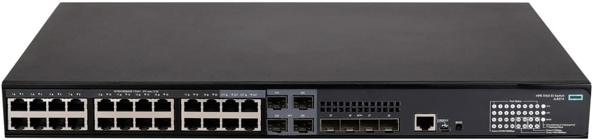 Aruba a Hewlett Packard Enterprise company 5140 24G POE+ 4SFP+ EI SW