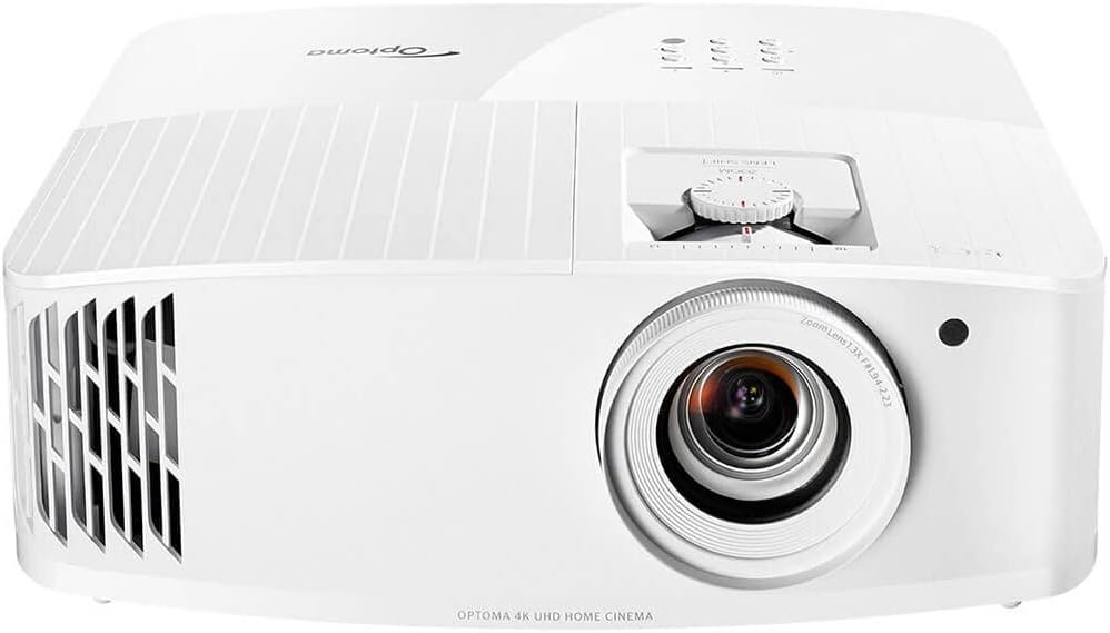 Optoma UHD55 4K Ultra HD DLP Home Theater and Gaming Projector, Built-In Speaker