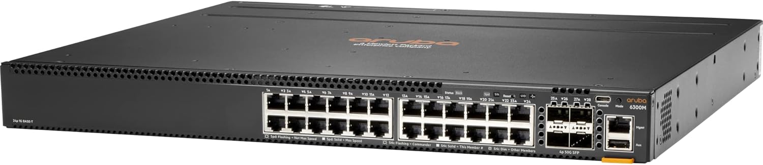 Aruba 24-Port 1GbE and 4-Port SFP56 Switch