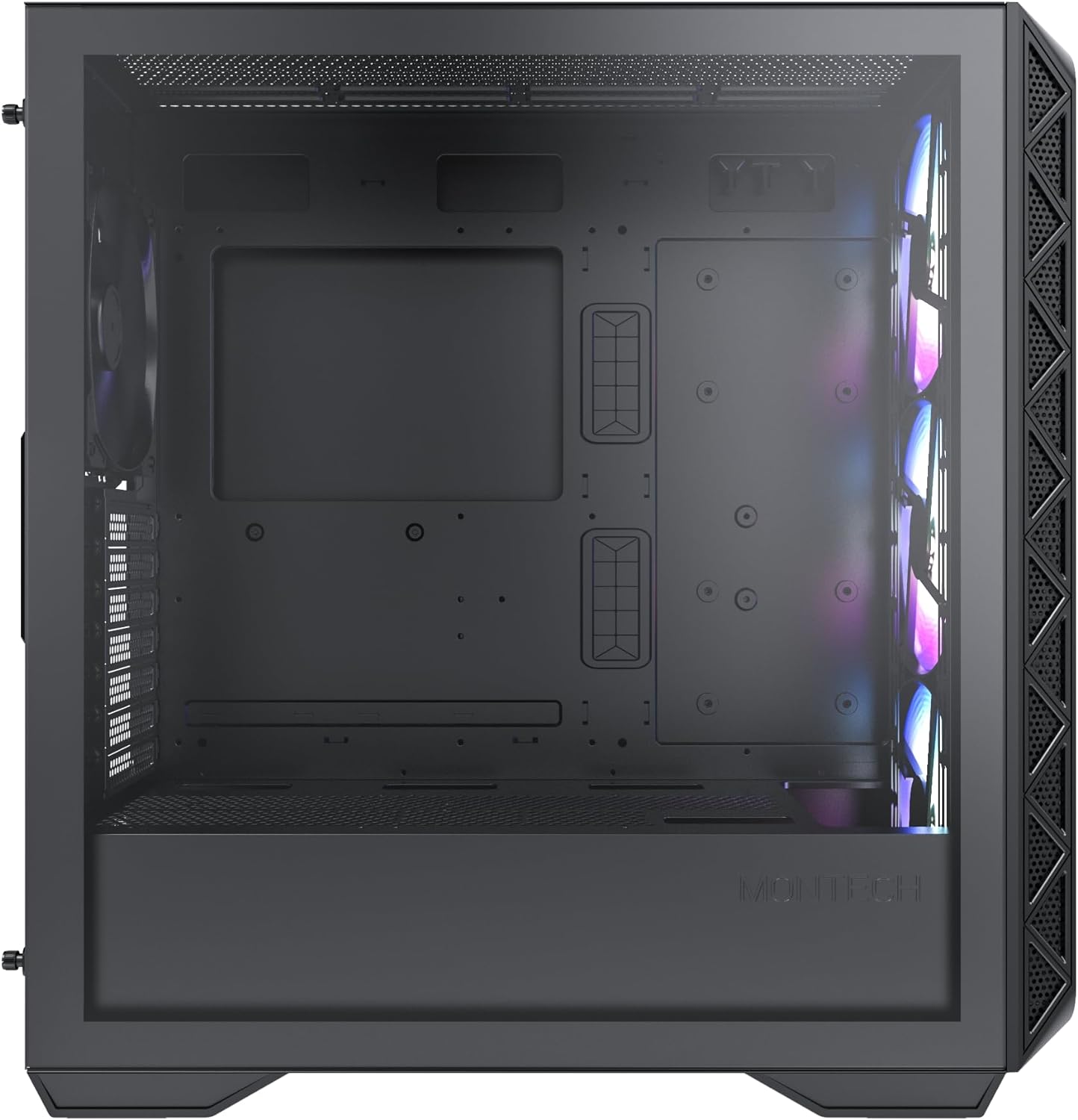 Montech AIR 903 MAX, E-ATX Mid Tower Case, High Airflow, 3X 140mm ARGB PWM & 1x 140mm PWM Fans Pre-Installed