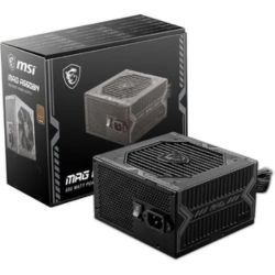 MSI MAG A550BN Gaming Power Supply – 80 Plus Bronze Certified 550W – Compact Size – ATX PSU