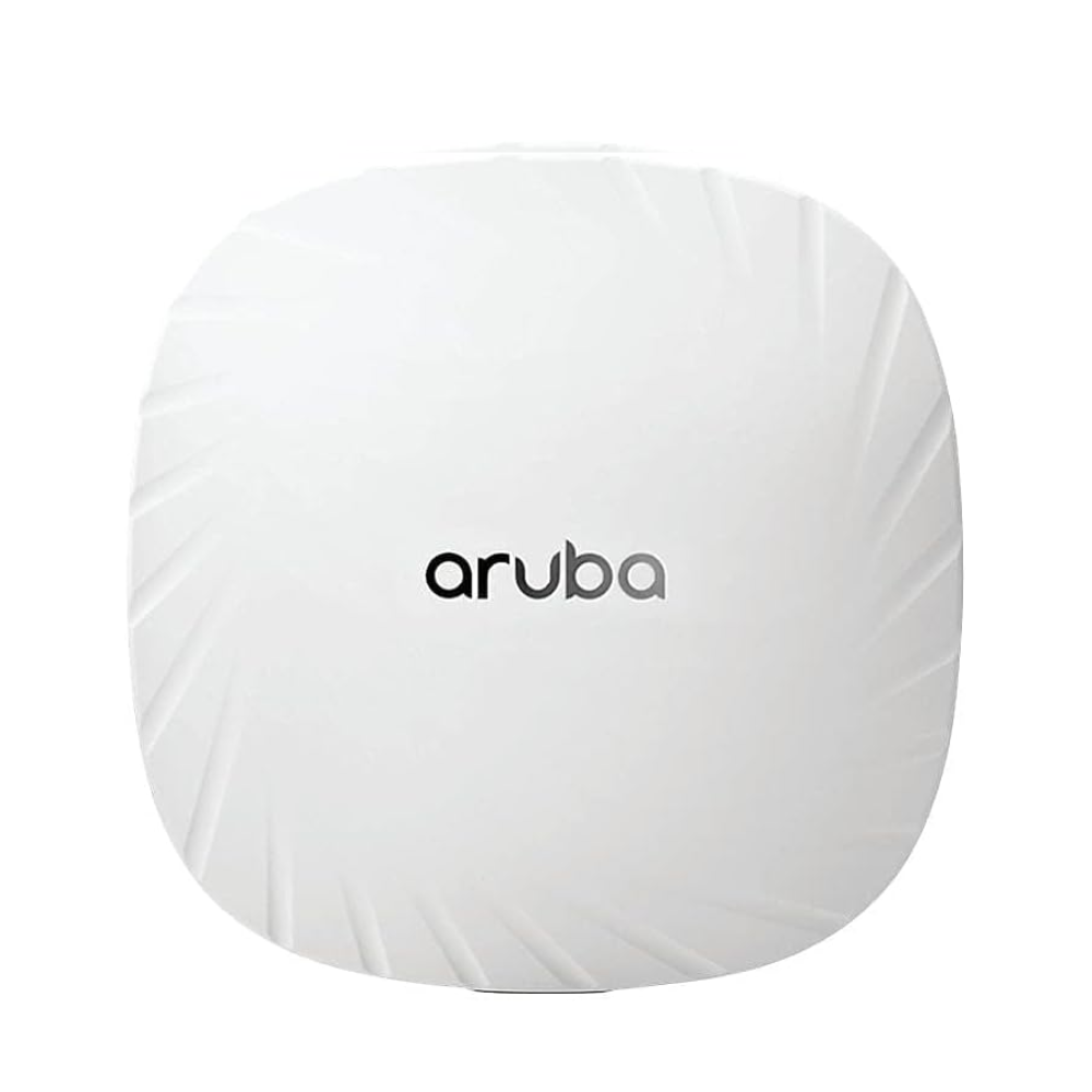 HPE Aruba AP-505 (R2H28A) Wi-Fi 6 campus access point in white with dual-band status indicators.