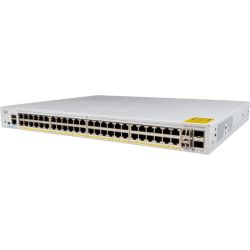 Cisco Catalyst 1000-48P-4X-L Network Switch, 48 Gigabit Ethernet PoE+ Ports, 370W PoE Budget, 4 10G SFP+ Uplink Ports, Enhanced Limited (C1000-48P-4X-L)