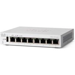 Cisco Catalyst 1200-8T-D Smart Switch, 8 Port GE, Ext PS, Desktop, Limited Lifetime Protection (C1200-8T-D)