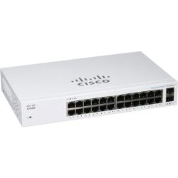 Cisco Business CBS110-24T Unmanaged Switch | 24 Port GE | 2x1G SFP Shared | Limited Lifetime Protection (CBS110-24T-NA)