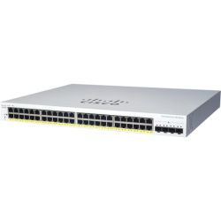 CISCO DESIGNED Business CBS220-48P-4G Smart Switch | 48 Port GE | PoE | 4x1G SFP | 3-Year Limited Hardware Warranty (CBS220-48P-4G-NA)