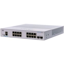 Cisco Business CBS250-16T-2G Smart Switch | 16 Port GE | 2x1G SFP | Limited Lifetime Protection (CBS250-16T-2G-NA)