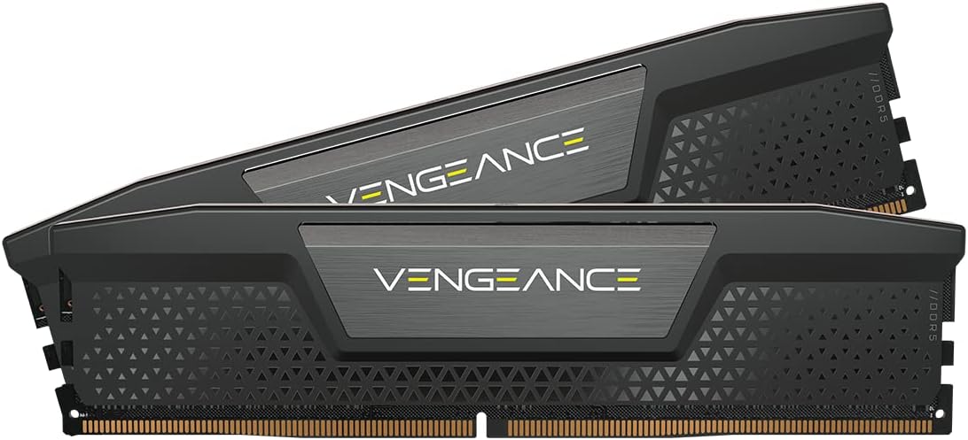 CORSAIR Vengeance DDR5 32GB (2x16GB) DDR5 6000MHz CL30 AMD Expo Intel XMP iCUE Compatible Computer Memory – Gray (CMK32GX5M2B6000Z30)