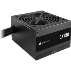 CORSAIR CX750 80 Plus Bronze Non Modular Low-Noise ATX 750 Watt Power Supply – NA – Black