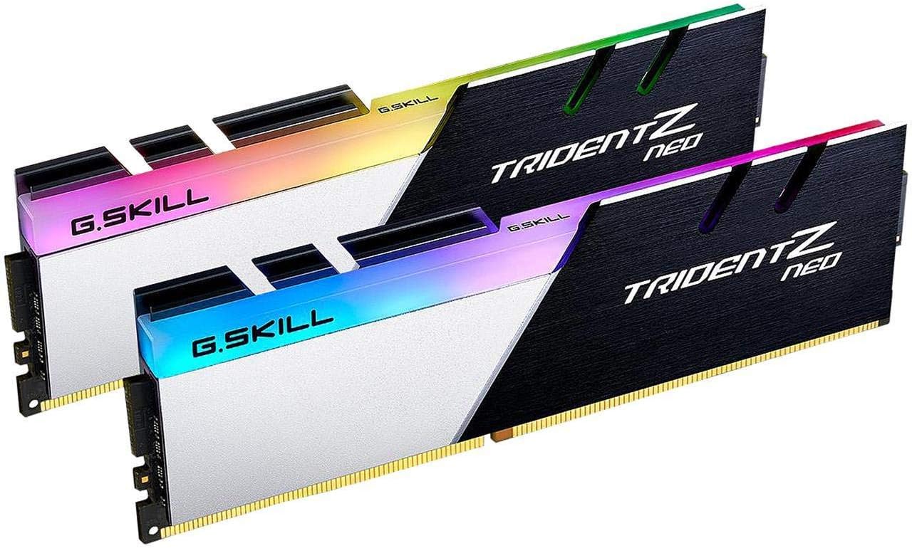 G.Skill Trident Z Neo Series (Intel XMP) DDR4 RAM 32GB (2x16GB) 3600MT/s CL16-19-19-39 1.35V Desktop Computer Memory UDIMM (F4-3600C16D-32GTZNC)