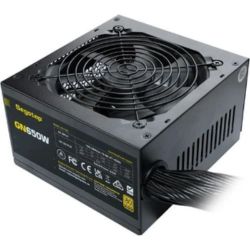 Segotep 650W 80 Plus Gold Certified Non-Modular ATX Power Supply with 6+2 Pin Connectors PFC Protection and RoHS Compliance, 120mm Silent Fan Gaming PSU GN-650 Black