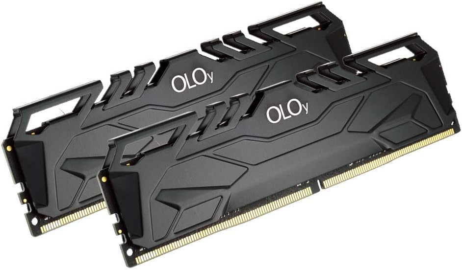 OLOy DDR4 RAM 16GB (2x8GB) 3200 MHz CL16 1.35V 288-Pin Desktop Gaming UDIMM (MD4U0832160BJ0DA)