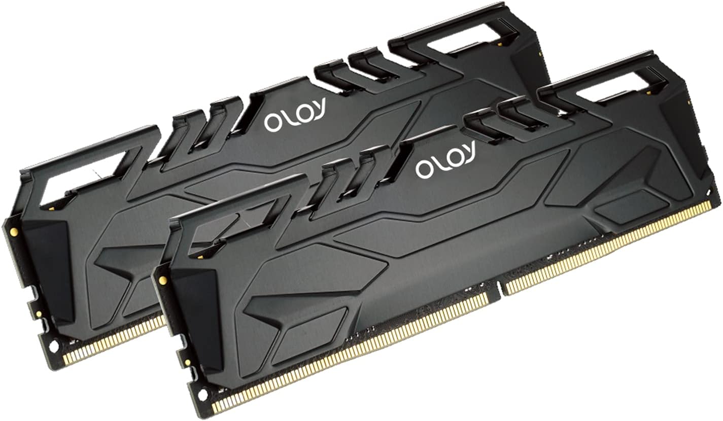 OLOy DDR4 RAM 32GB (2x16GB) 3200 MHz CL16 1.35V 288-Pin Desktop Gaming UDIMM (MD4U163216BJDA)