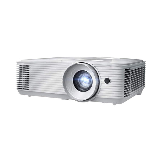 Optoma EH412 1080P HDR DLP Professional Projector | Super Bright 4500 Lumens | Business Presentations, Classrooms, and Meeting Rooms | 15000 Hour Lamp Life | 4K HDR Input | Speaker Built in , White