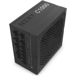 NZXT C1000 PSU (2022) – PA-0G1BB-US – 1000 Watt PSU – 80+ Gold Certified – Fully Modular – Sleeved Cables – ATX Gaming Power Supply