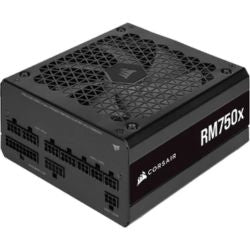 CORSAIR RM750x Fully Modular ATX Power Supply – 80 PLUS Gold – Low-Noise Fan – Zero RPM – Black