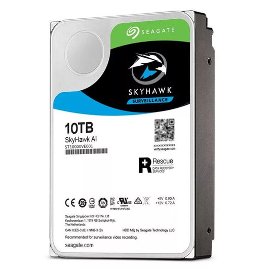 Seagate Skyhawk AI 10TB 3.5" SATA 7200rpm Internal Hard Disk Drive ST10000VE001