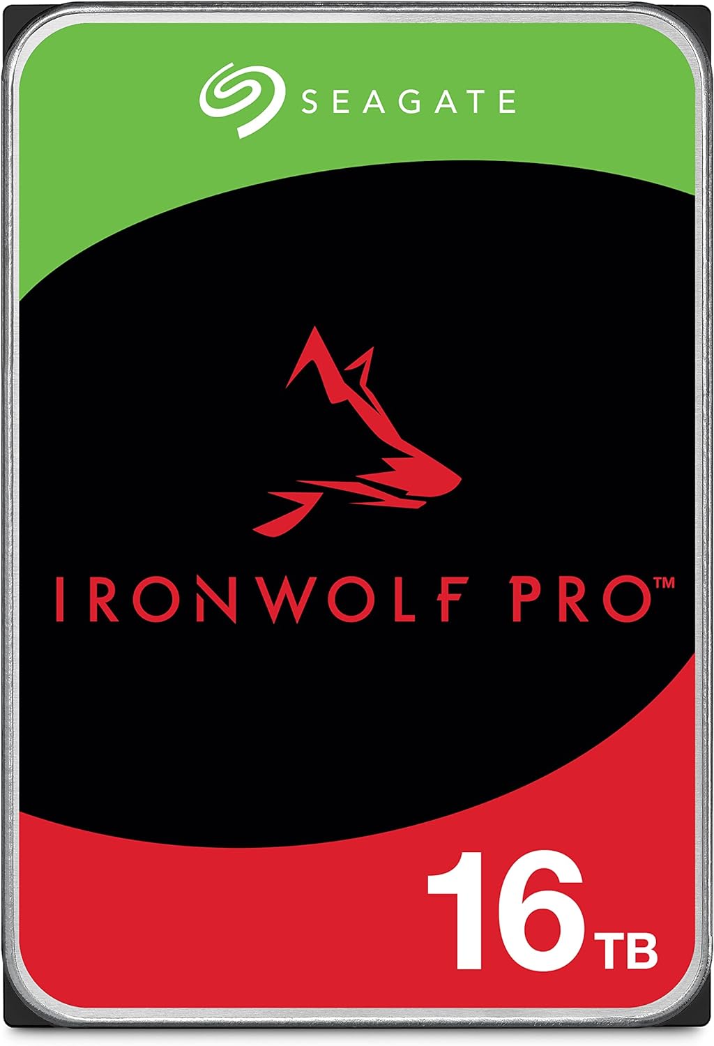 Seagate IronWolf Pro 3.5" 16TB HDD with Data Recovery Service 5 Year Warranty 256MB 7200rpm 24 Hours Service for PC NAS RV Sensor ST16000NE000