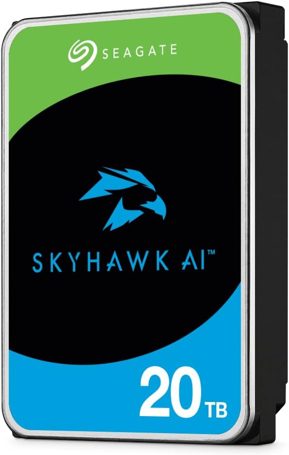 Seagate Skyhawk AI ST20000VE002 - Hard Drive - 20 TB - SATA 6Gb/s