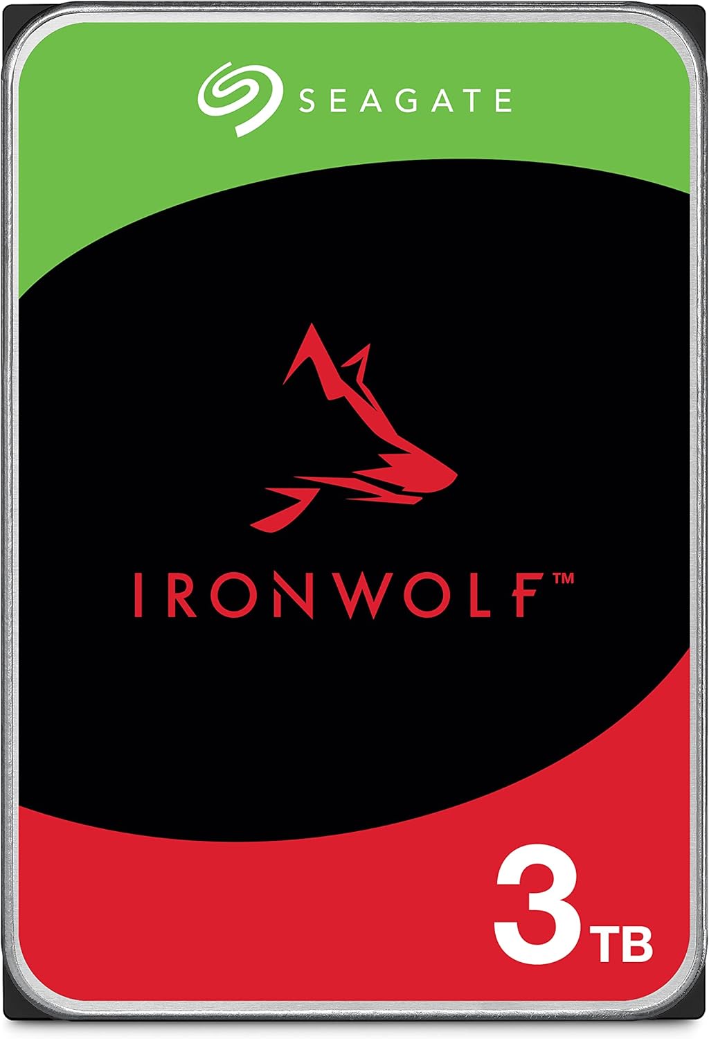 Seagate IronWolf 3Tb NAS Internal Hard Drive HDD – 3.5 Inch Sata 6GB/S 5900 RPM 64MB Cache for Raid Network Attached Storage (ST3000VN007)