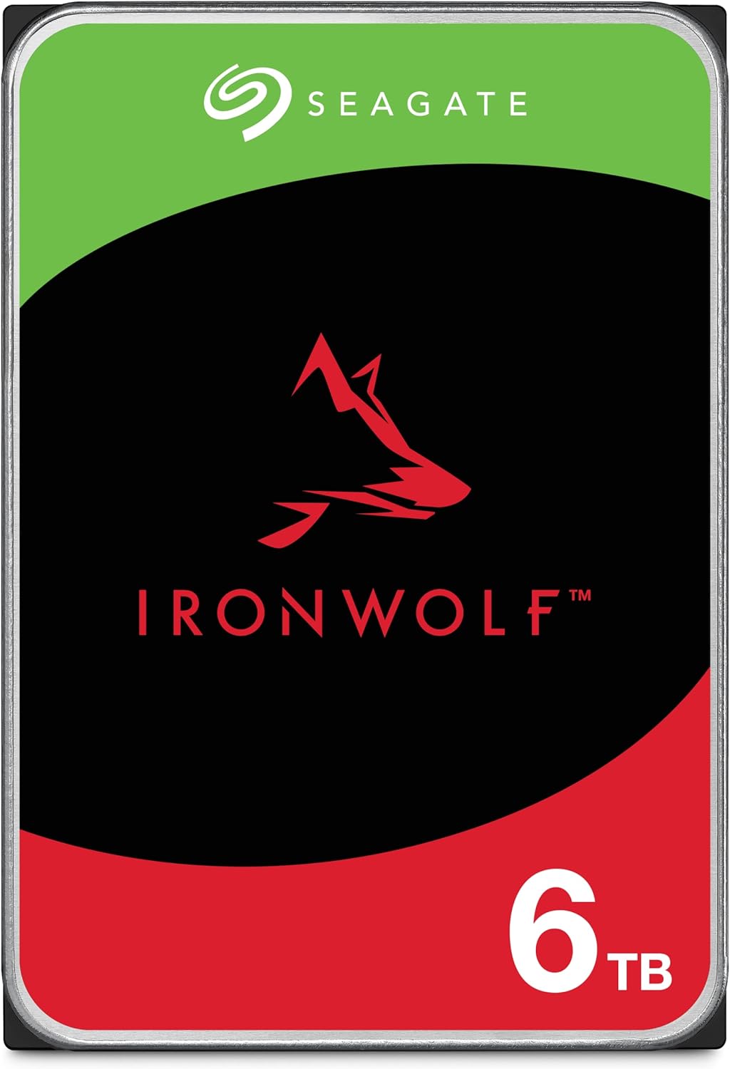 Seagate ST6000VN0033 Iron Wolf Multimedia Server Storage 6TB Internal Hard Drive 3.5" - SATA