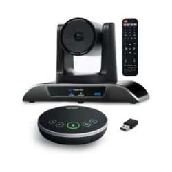 4K Conference Room Camera System, AI Auto-Tracking PTZ Camera 5X Digital Zoom