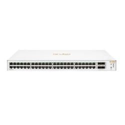 HPE Networking Instant On Switch Series 1830 48-Port Gb Smart-Managed Layer 2 Ethernet Switch | 48x 1G | 4X SFP | Fan-Less | US Cord (JL814A#ABA)