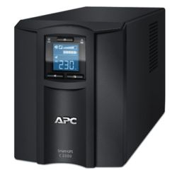 APC Smart-UPS C, Line Interactive, 2000VA, Tower, 230V, 6x IEC C13+1x IEC C19 outlets, USB and Serial communication, AVR, Graphic LCD