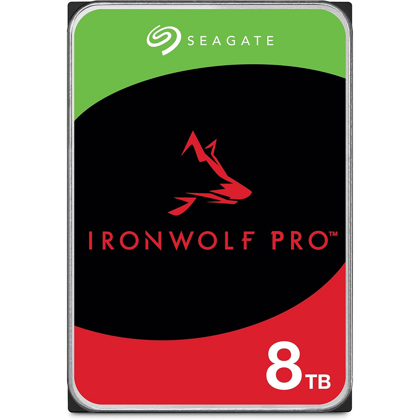 Seagate IronWolf Pro, 8 TB, Enterprise NAS Internal HDD –CMR 3.5 Inch, SATA 6 Gb/s, 7,200 RPM, 256 MB Cache for RAID Network Attached Storage (ST8000NT001)