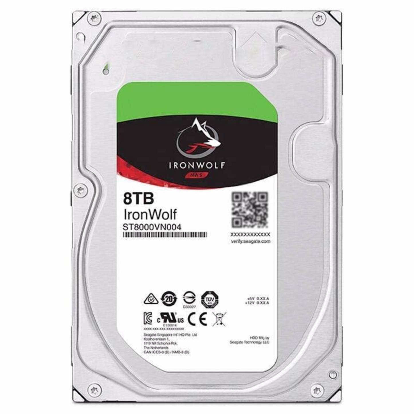 HDD for Seagate 8TB 3.5" SATA 6 Gb/s 256MB 7200RPM for Internal Hard Disk for NAS HDD for ST8000VN004