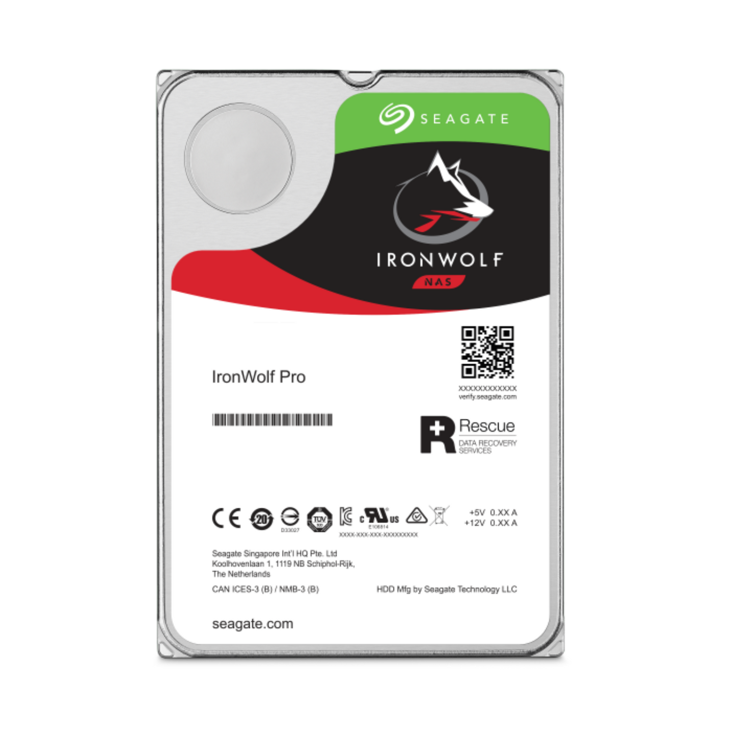 Seagate IronWolf 3Tb NAS Internal Hard Drive HDD – 3.5 Inch Sata 6GB/S 5900 RPM 64MB Cache for Raid Network Attached Storage (ST3000VN007)