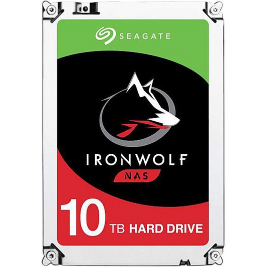 Seagate IronWolf 10Tb NAS Internal Hard Drive HDD – 3.5 Inch SATA 6GB/S 7200 RPM 256MB Cache for Raid Network Attached Storage (ST10000VN0004)