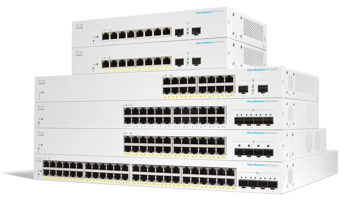 Cisco CBS220-48P-4G 48-Port PoE Smart Switch